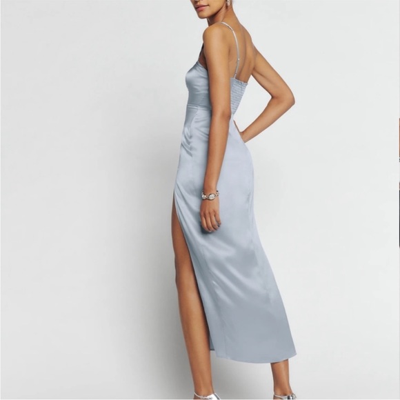 Reformation Solay Silk Dress size 10 Worn once, perfect condition! - Picture 3 of 10